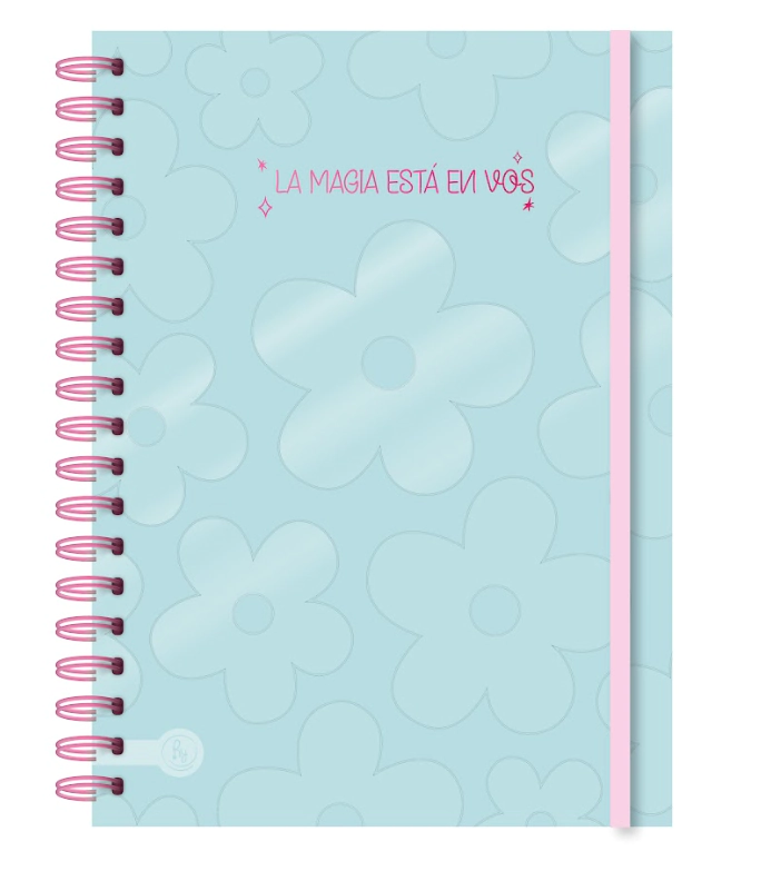 CUADERNO RY 15x21cm PASTEL MAGIA x 80hjs