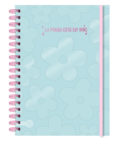 CUADERNO RY 15x21cm PASTEL MAGIA x 80hjs