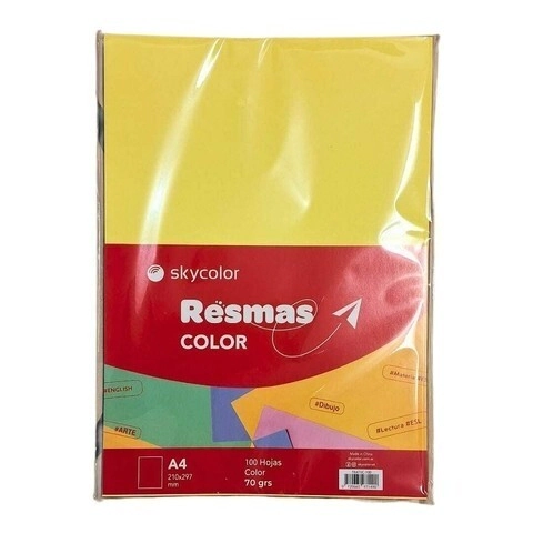 PAPEL SKYCOLOR A4 70grs x 200hjs SURTIDAS