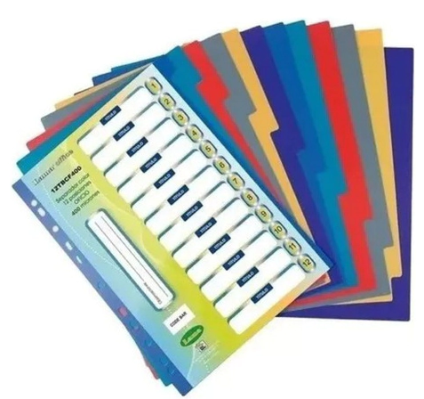 SEPARADOR LAMA A4 12 POS. x 400MICR.
