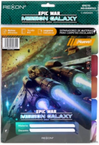 SEPARADOR REXON N&ordm;3 EPIC WAR C/S x 5u