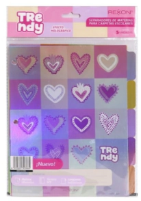 SEPARADOR REXON N&ordm;3 TRENDY C/S x 5u