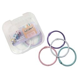 IBI CRAFT AROS METALICOS 4 COLORES PASTELES 44mm x 8pcs