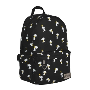MOCHILA MOOVING SNOOPY BLACK 18