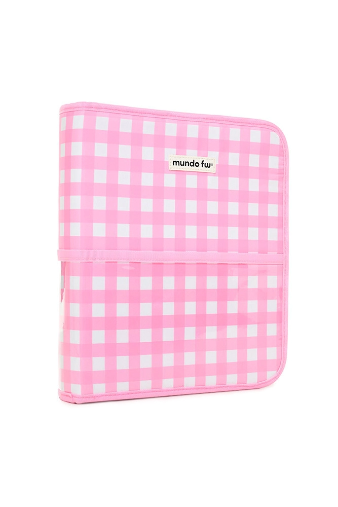 CARPETA FW ESCOLAR CON CIERRE POP ROJA