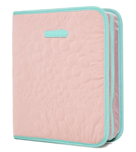 CARPETA FW ESCOLAR CON CIERRE PASTEL