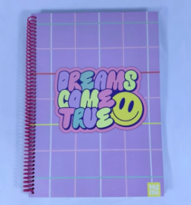 CUADERNO PPR 21x29.7cm T/F DISE&Ntilde;O 1 STICKERS x 80hjs RY