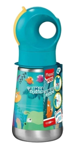 BOTELLA MAPED ACERO 350ml JUMGLE FEVER