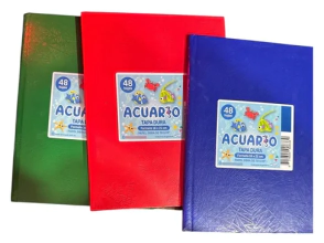 CUADERNO T&N ACUARIO T/D 19x24 x 48hjs RY ARA&Ntilde;A AZUL 70grs N3