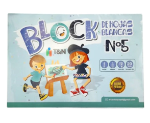 BLOCK T&N DIBUJO N&ordm;5 BLANCO x 20hjs