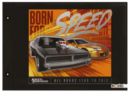 CARPETA MOOVING TAPA N�5 RAPIDO Y FURIOSO