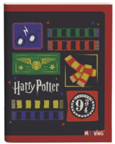 CUADERNO MOOVING 16x21 T/F HARRY POTTER x 48hjs RY