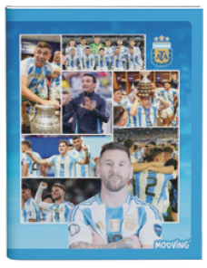 CUADERNO MOOVING 16x21 T/F AFA x 48hjs RY