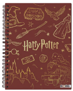 CUADERNO MOOVING A4 T/D HARRY POTTER x 96hjs
