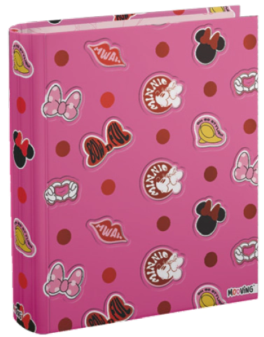 CARPETA MOOVING A4 2x40 MINNIE MOUSE