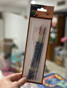 PINCEL VAN ORLEY SET LINER SINTETICO x 6u