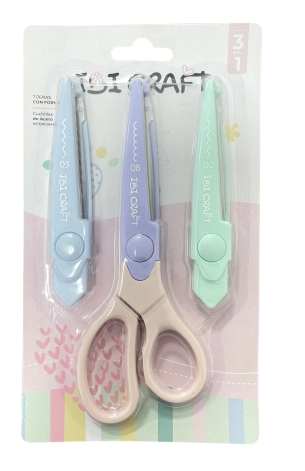 IBI CRAFT TIJERA ARTISTICA 16.5cm SET x 3 INTERCCAM