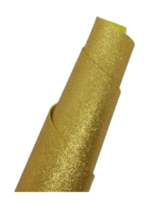 IBI CRAFT GOMA EVA GLITTER A4 1.7mm x 5hjs ORO