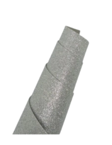 IBI CRAFT GOMA EVA GLITTER A4 1.7mm x 5hjs PLATA
