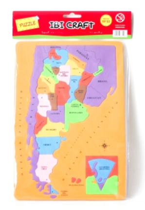 GOMA EVA IBI CRAFT ROMPECABEZAS TERRITORIO ARGENTINOO