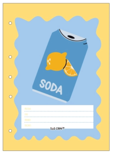 SEPARADOR IBI CRAFT TWEENY ESCOLAR A4 x 6hjs VINTAGE