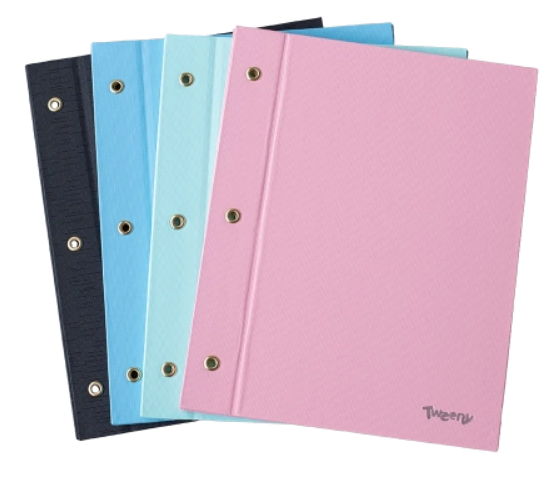 CARPETA TWEENY N�3 TAPA PVC AQUA PASTEL