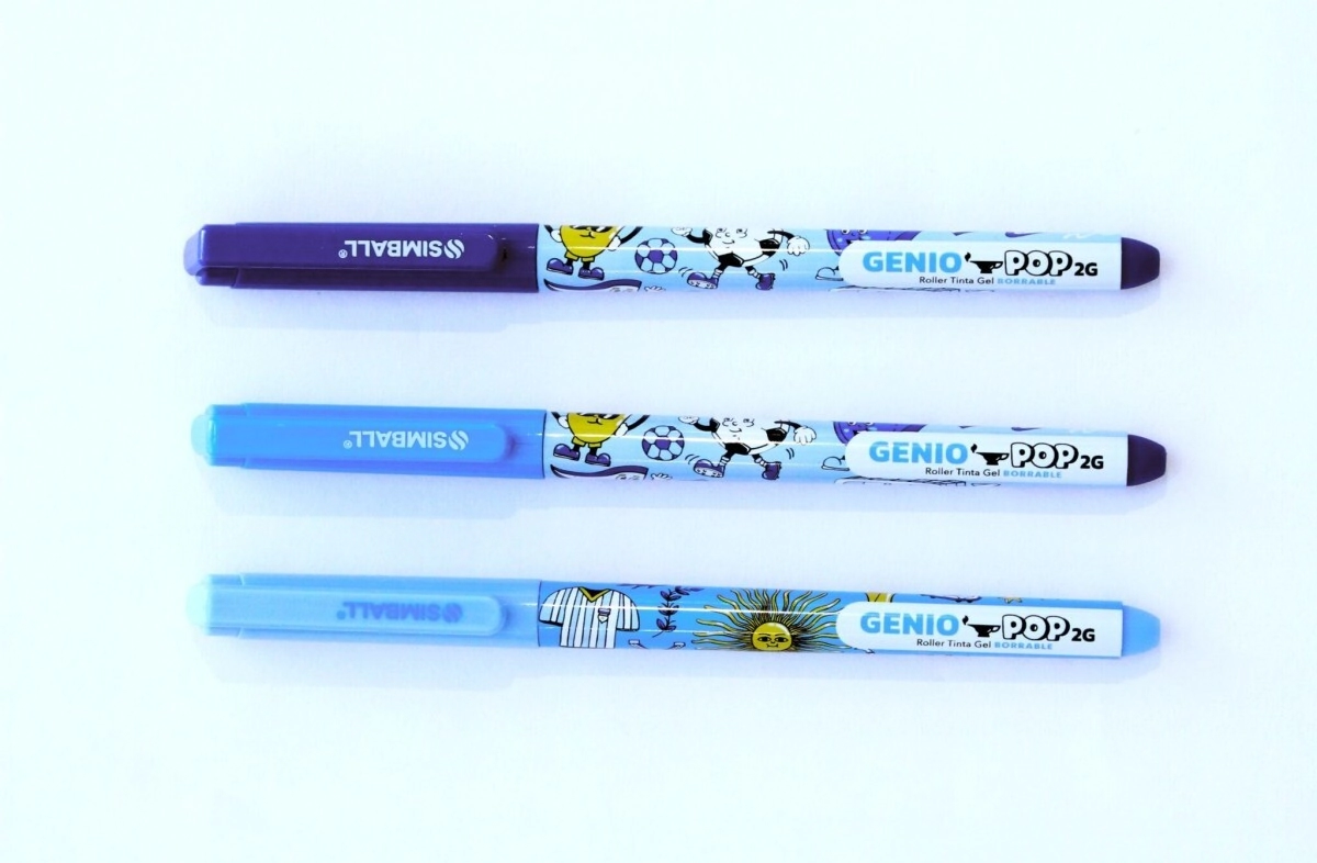 BOLIGRAFO SIMBALL BORRABLE GENIO 2G POP MUNDIAL