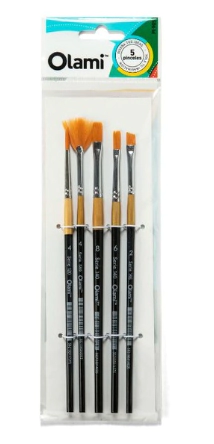 PINCEL OLAMI BLISTER x 5u 120-4/140-8/146-2/150-6/589-4