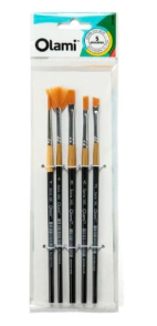 PINCEL OLAMI BLISTER x 5u 120-4/140-8/146-2/150-6/589-4
