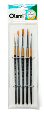 PINCEL OLAMI BLISTER x 5u 140-2/140-8/120-6/139-0/139-2