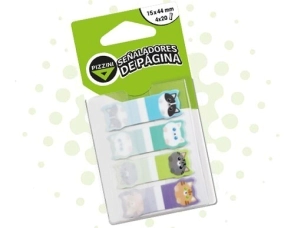 BANDERITAS PIZZINI DISE&Ntilde;OS SURTIDOS 4 x 20 BANDERITAS