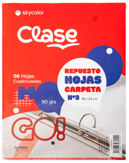 REPUESTO SKYCOLOR CLASE N�3 x 96hjs RY 90grs