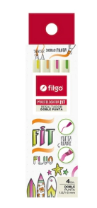 RESALTADOR FILGO MULTILIGHTER PASTEL D/P x 4u