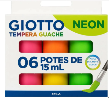 TEMPERA GIOTTO NEON x 15ml x 6u