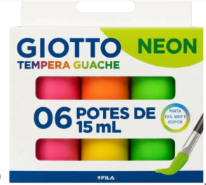 TEMPERA GIOTTO NEON x 15ml x 6u