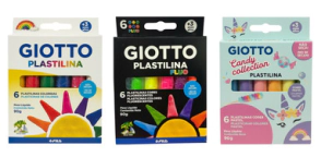 PLASTILINA GIOTTO CANDY COLLECTION x 6u
