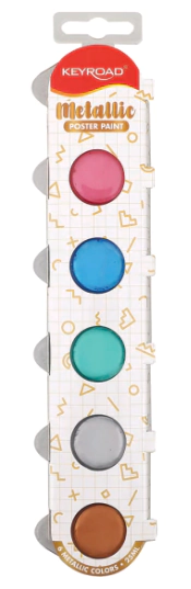 TEMPERA KEYROAD METAL x 25ml x 6u