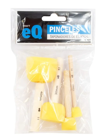 EQ SET TAPONADORES ESPONJA x 4u