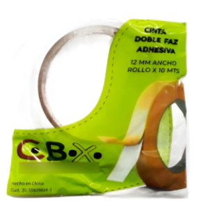 CINTA DOBLE FAZ CBX 12mm x 10mts