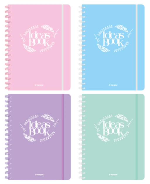 NOR PAC CUADERNO A4 MIXTO REMOV. POLIP. FOREVER x 90hjs RY