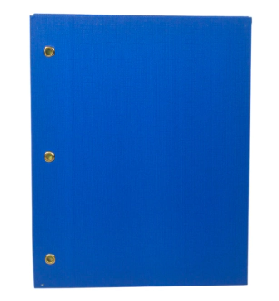 CARPETA AVIOS N�3 DOS TAPAS AZUL