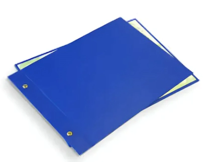 CARPETA AVIOS N�5 DOS TAPAS AZUL