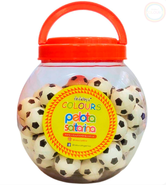 COLOURS PELOTA SALTARINA X 60UN FUTBOL