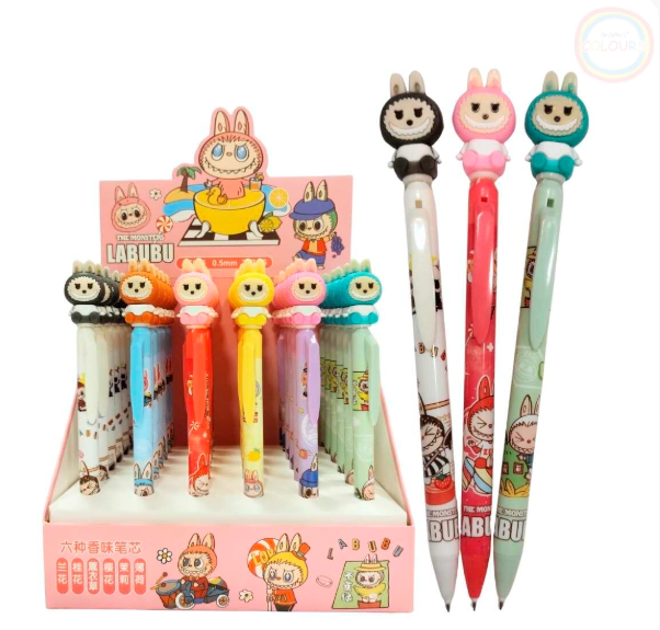 COLOURS BOLIGRAFO LABUBU RETRACTIL