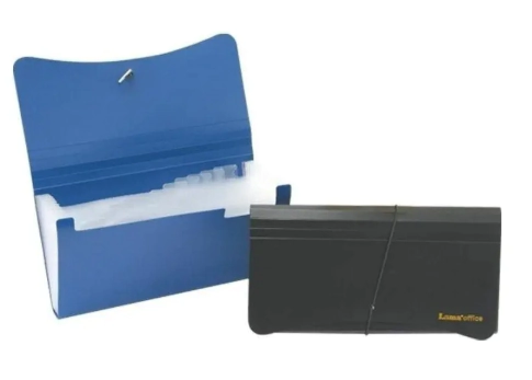 CLASIFICADOR LAMA CHEQUE 12DIV. AZUL/NEGRO