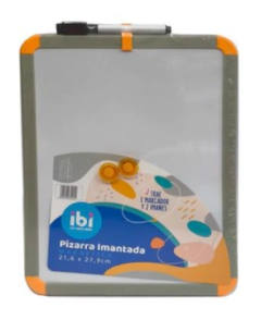 PIZARRA IBI BLANCA C/MARCADOR/IMAN/BORRADOR 21.6x27.7cm
