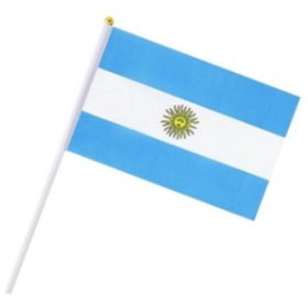 BANDERA CON PALO 20x28cm x 12u