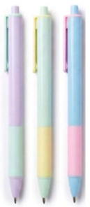 BOLIGRAFO KIRUKI PASTEL GRIP 1mm x 24u AZUL