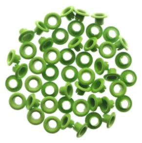 IBI CRAFT OJALILLOS ALUMINIO (EYELET) x 50 pcs VERDE MANZANA