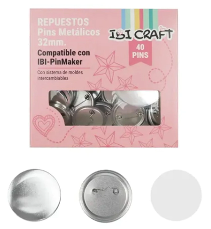 IBI CRAFT SETS DE PINES 32mm 40 SETS
